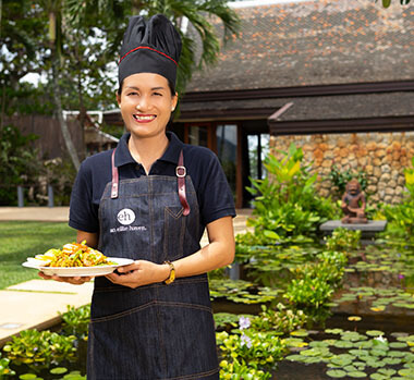 Villa Chada - Chef and her cuisine